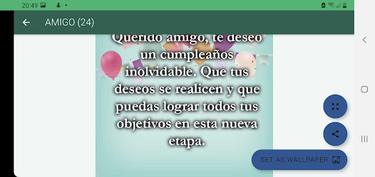 Captura de Pantalla 24 AMIGO DESEOS Y FELIZ CUMPLE android