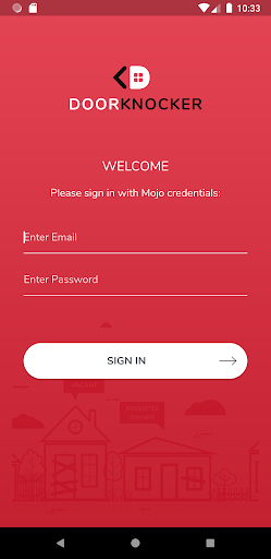 Android application Mojo Door Knocker screenshort