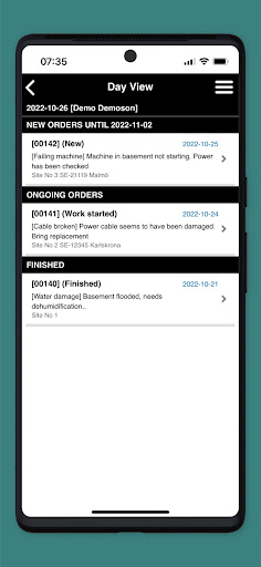 Infobric Workorder Screen 2