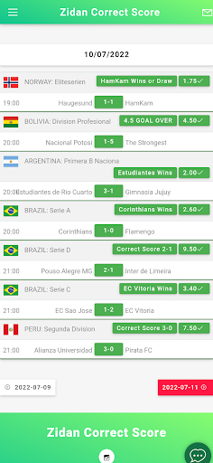 Android application VIP Correct Score Betting Tips screenshort