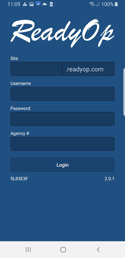 Android application ReadyOp DT screenshort