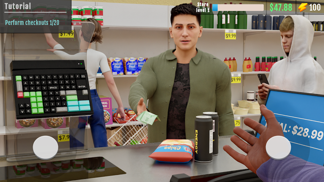 Supermarket Simulator 3D Store 1.0.39 APK + Мод (Unlimited money) за Android