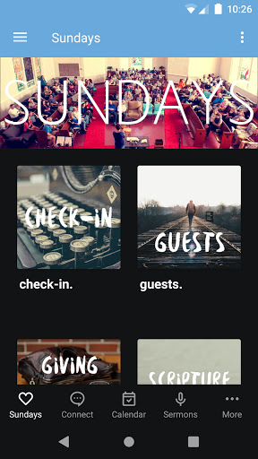 Android application Galveston Central Church screenshort