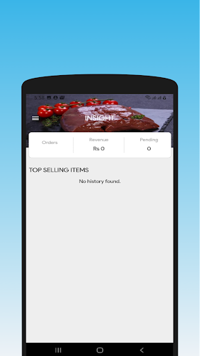 Android application Fleshfood Vendor screenshort