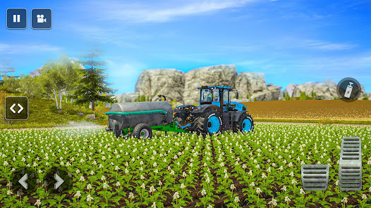Captura de Pantalla 5 Tractor Granja Simulador Juego android