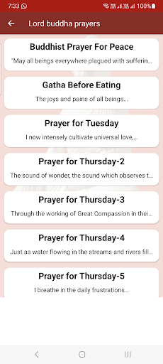 Lord buddha prayers Screen 2