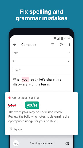Grammarly – Grammar Keyboard v1.9.22.2 Android