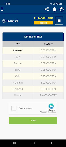 Tronpick Faucet Screen 3