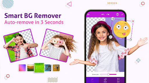 Android application Auto Background Remove/Change screenshort