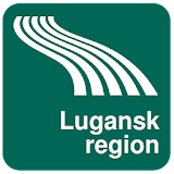 Lugansk region Map offline icon