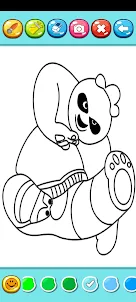 Panda Coloring Book Fu- Expert