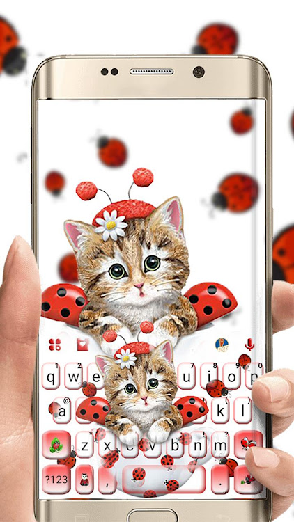 Cute Ladybird Kitten Keyboard - 7.1.5_0407 - (Android)