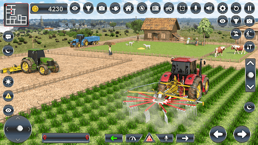 Android application US Tractor Game Farming Sim 3D screenshort