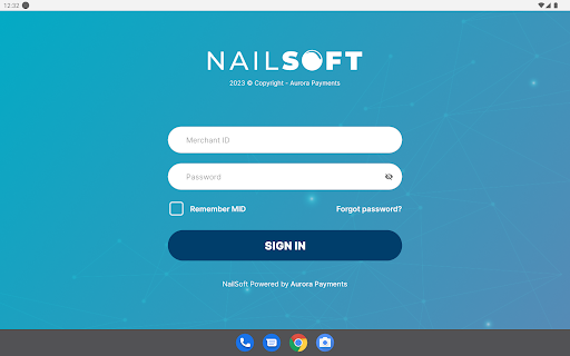 Android application NailSoft Check-In screenshort