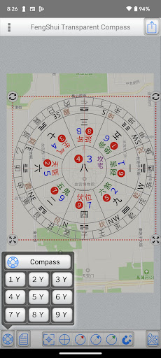 FengShui Transparent Compass Screenshot 4 - AppWisp.com