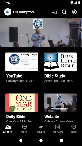 Android application Calvary Compton App screenshort