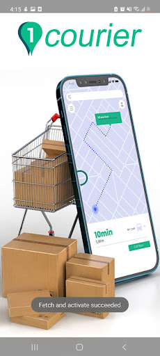 Android application 1Courier V3 screenshort