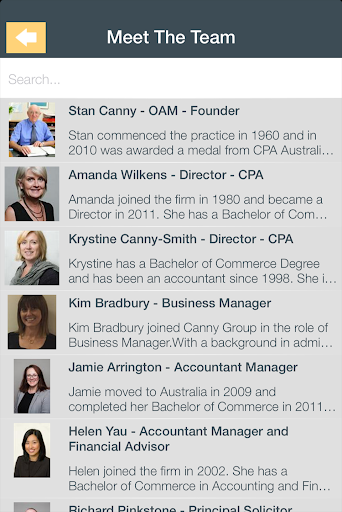 Canny Group Screen 3