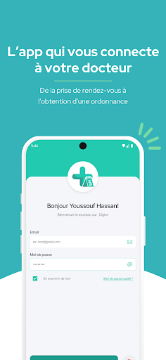 Android application Digtor - Trouve un docteur screenshort
