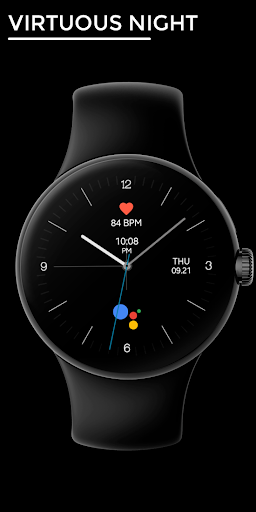 Android application Virtuous Night - watch face screenshort