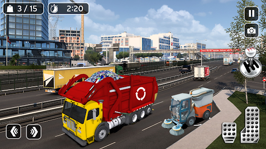 Trash Truck Classic 3D Game