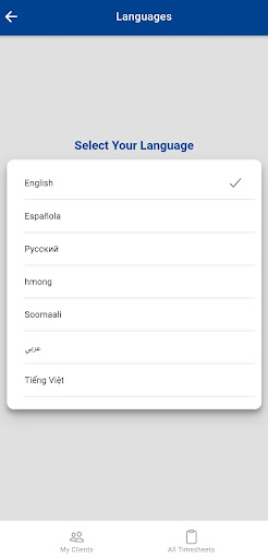 AllCare EVV Screen 2