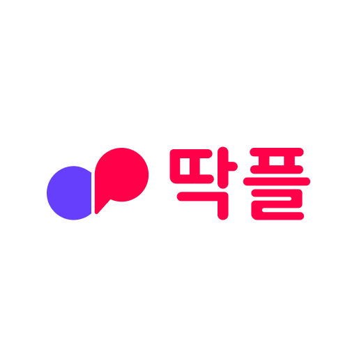 딱플 logo
