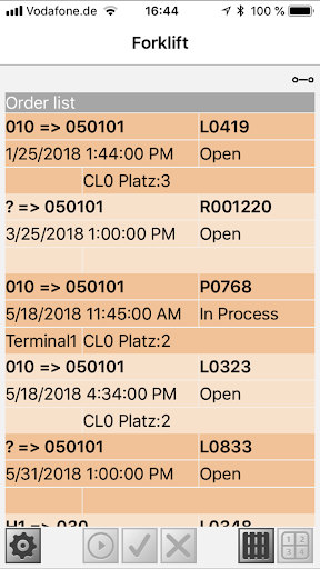 Android application TIMBERplus Forklift screenshort