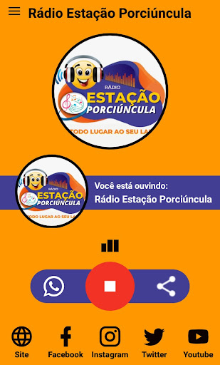Android application Rádio Estação Porciúncula screenshort