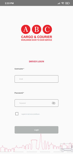 Android application ABC Cargo Driver screenshort
