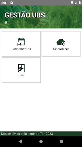 Android application Copérdia UBS DETEC screenshort