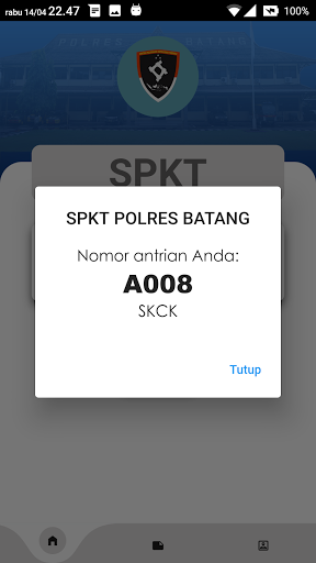 SIP POLRES BATANG Screen 3