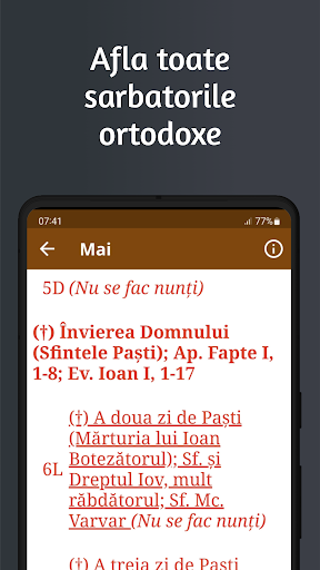 Calendar Ortodox 2025 / 2026 Screenshot 2 - AppWisp.com