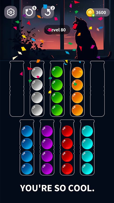 Color Ball Sort - Sorting Gameのおすすめ画像5