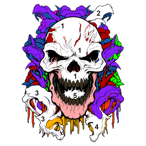 Monsters Color By Number Book logo