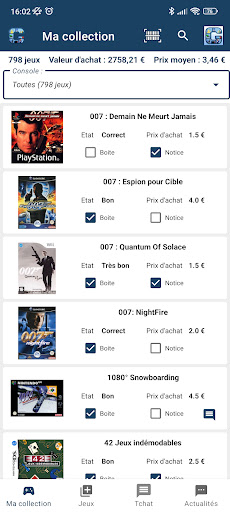 Android application Gamelib screenshort