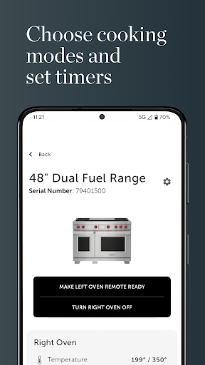 Sub-Zero Group Owners App Screen 3