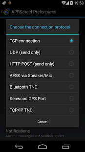 APRSdroid - APRS Client Screenshot