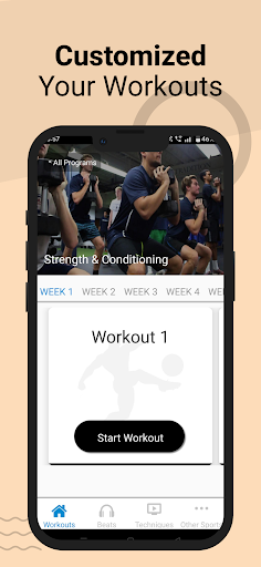 Screenshot of Soccer Strength & Conditioning