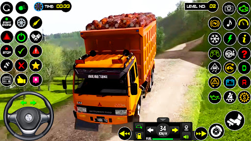 Android application US Mud Truck Transport Game 3D screenshort