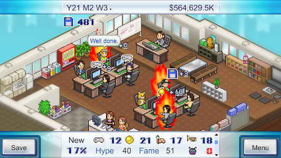Screenshot der Game Dev Story