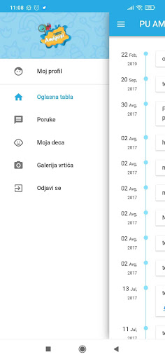 Android application PU AMIGOSI screenshort