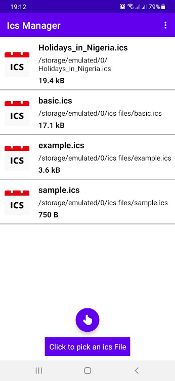 Ics File Viewer (Calendar) - 8.0 - (Android)