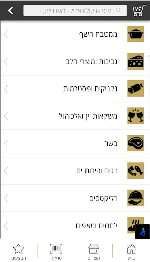 Screenshot of קולינאריק
