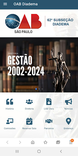 Android application OAB Diadema screenshort