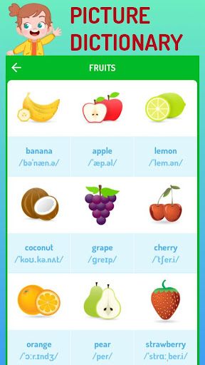 English for Kids Learning game