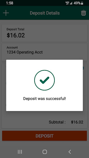 Screenshot of accessDEPOSIT® by Citizens
