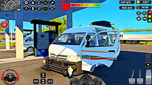 Van Taxi Games Offroad Driving 4
