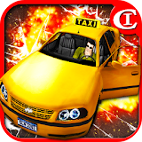 Crazy Crash Taxi King 3D icon