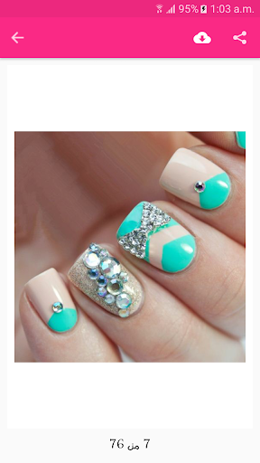 افكار تلوين الاظافر بدون نت -